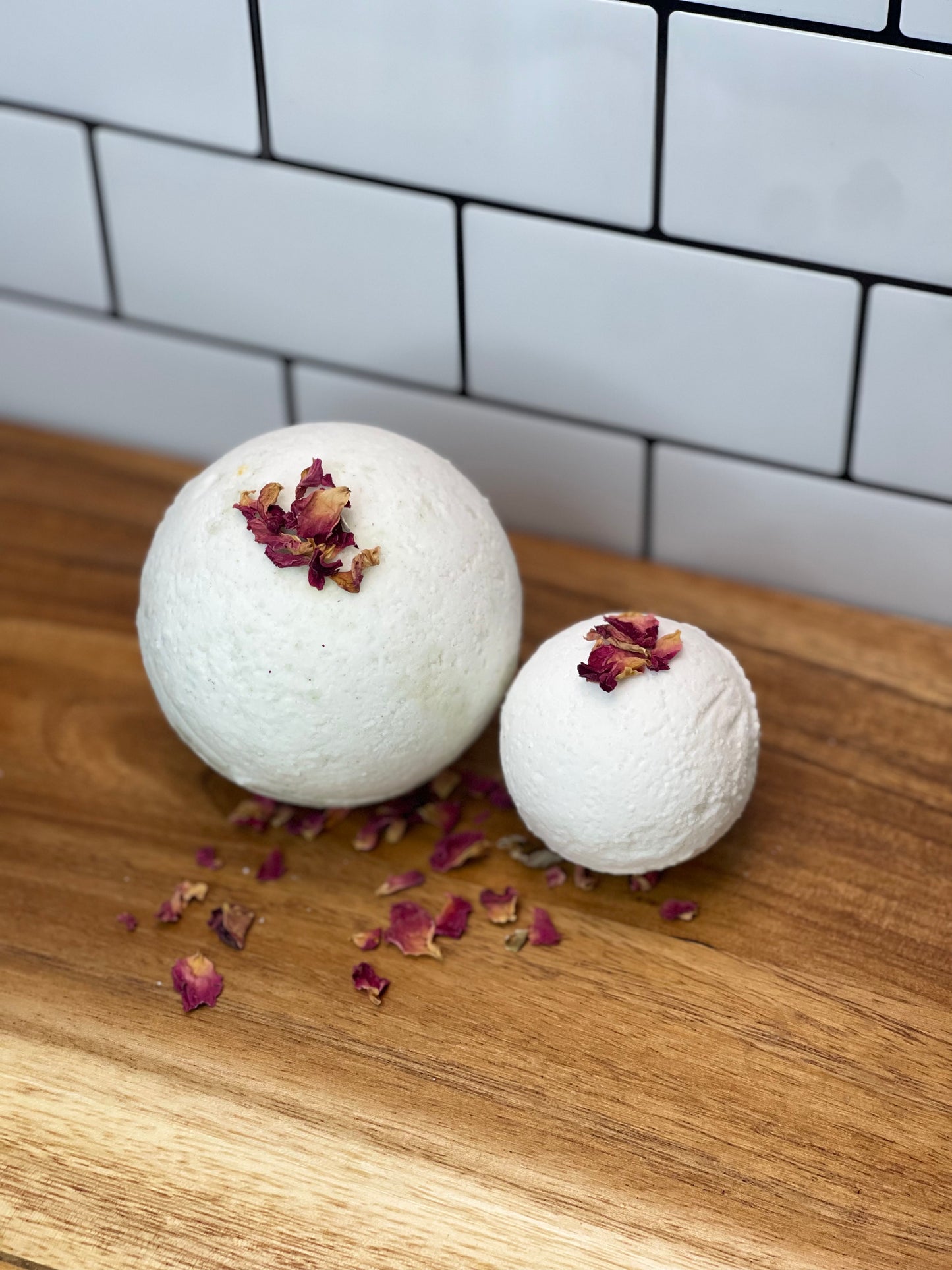 Rose Bath Bombs