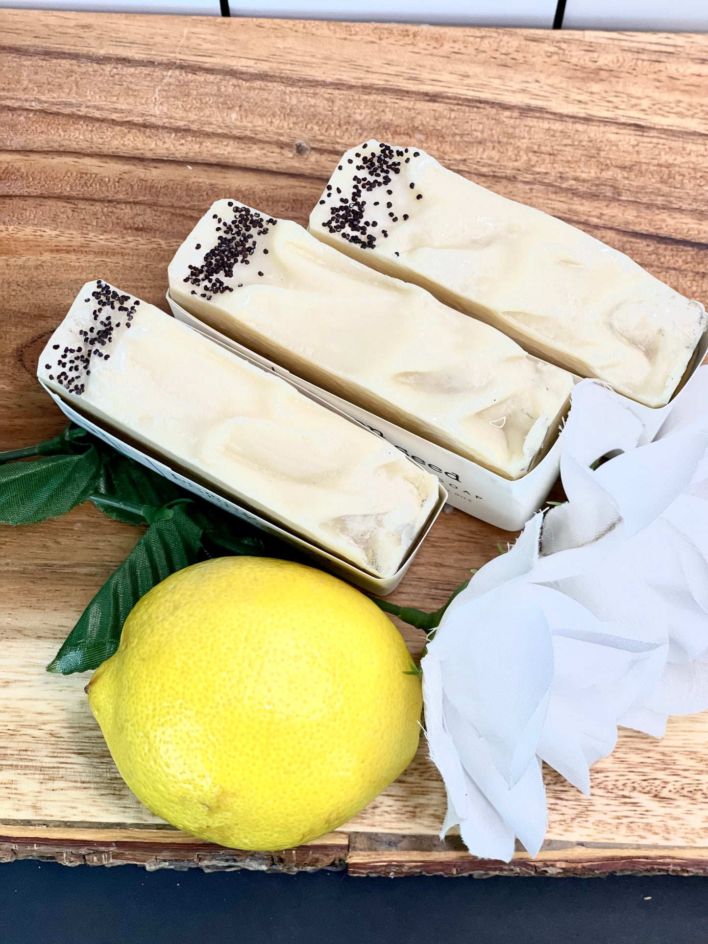 Lemon Poppyseed Soap