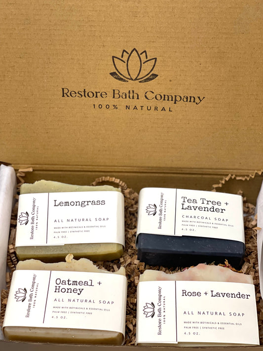 4 Pack of Artisan Natural Soap